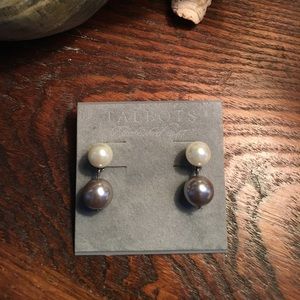 Pearl and Silver Earrings